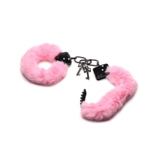Cuffed In Fur Furry Handcuffs - Pink