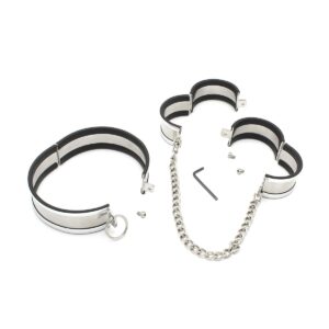 Steel Large Collar And Cuffs