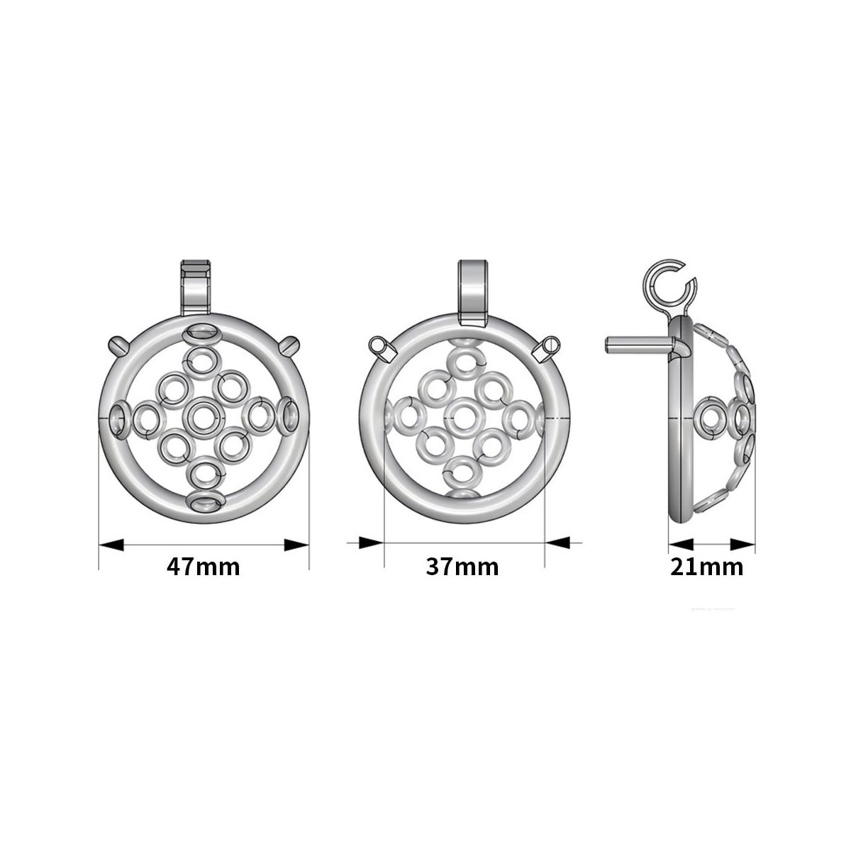 Chastity Device Fancy with Belt - Afbeelding 2