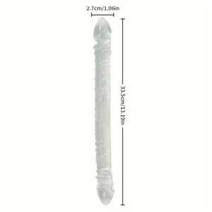 Dubbelkop Dildo Transparant