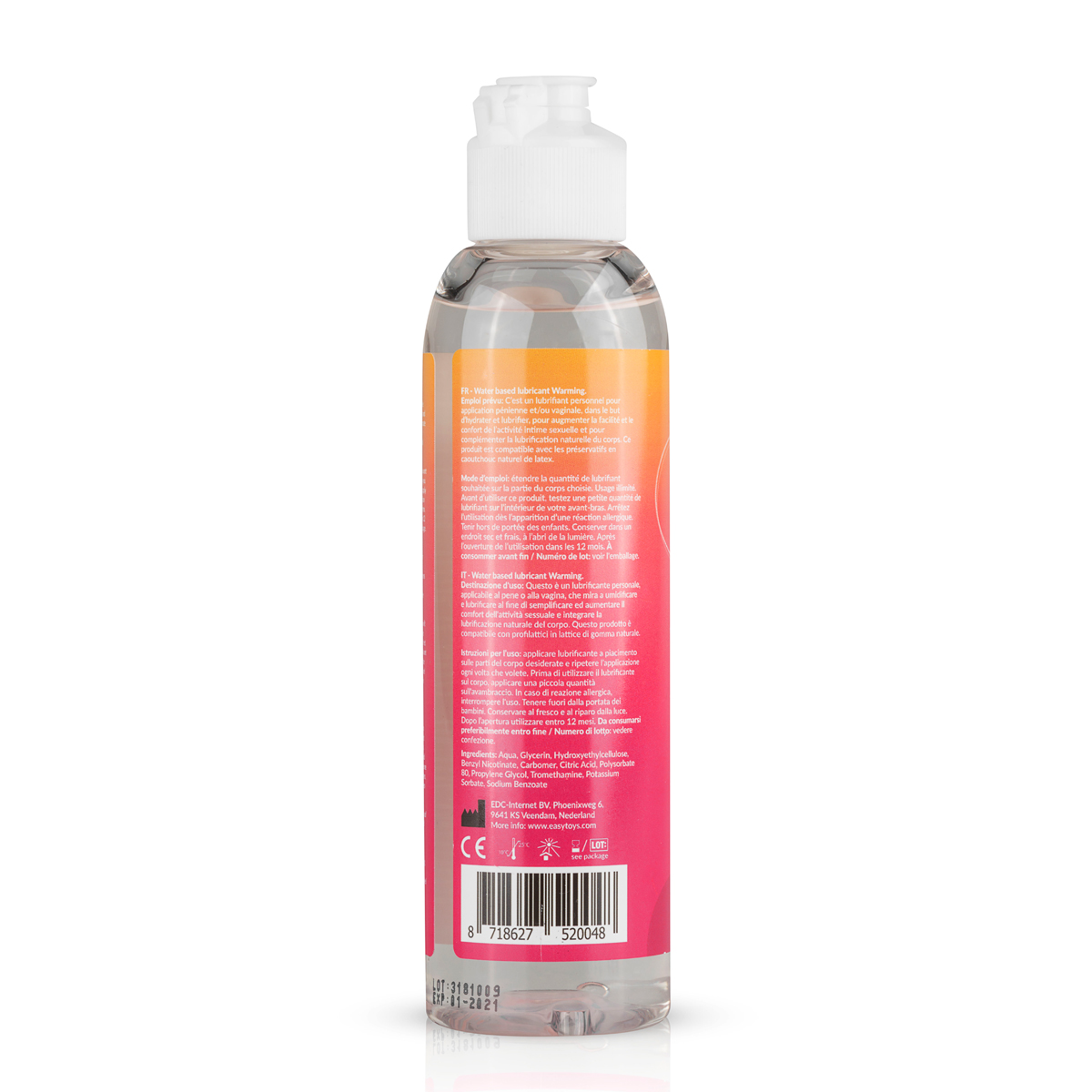 EasyGlide verwarmend glijmiddel 150 ml - Afbeelding 3