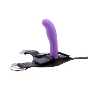 Voorbinddildo Harnas met Paarse Dildo