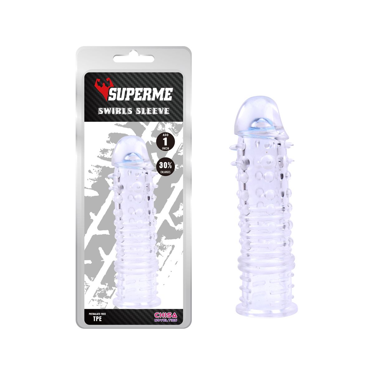 Swirls Sleeve - Clear - Afbeelding 2