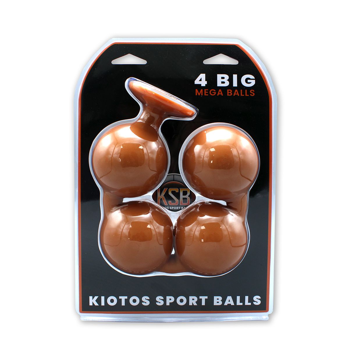 4 Big Mega Balls Silicone - Afbeelding 2