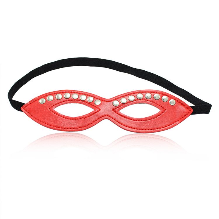 Mask Eyes Only Red with Studs - Afbeelding 2