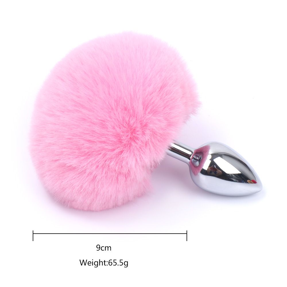 Bunny Tail Pink Plug - Afbeelding 2