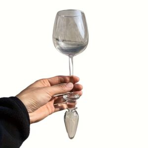 Glazen Buttplug met Wijnglas
